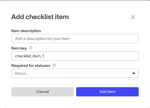 checklistitem