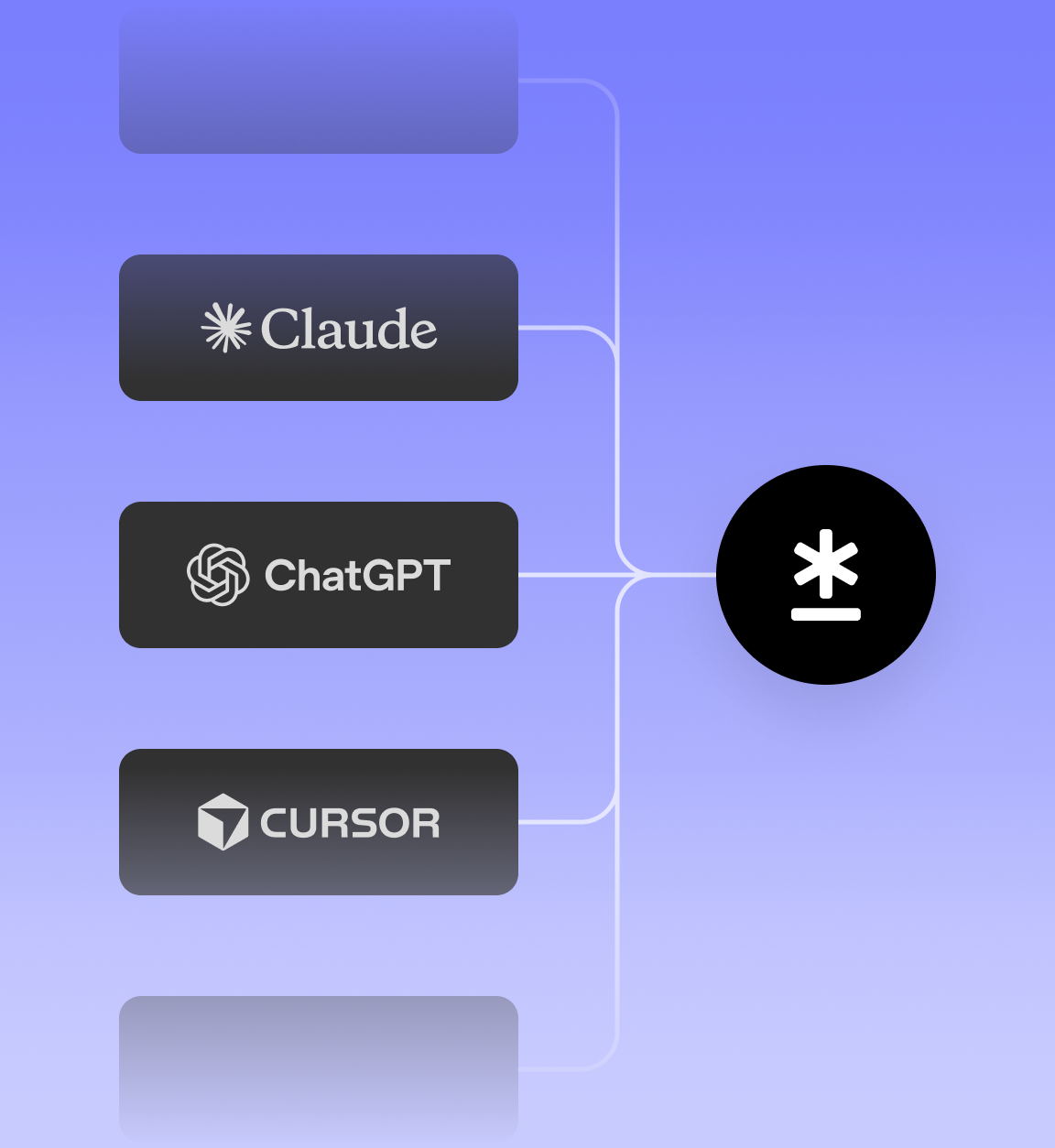 Claude, OpenAI, and Cursor connected to Persona
