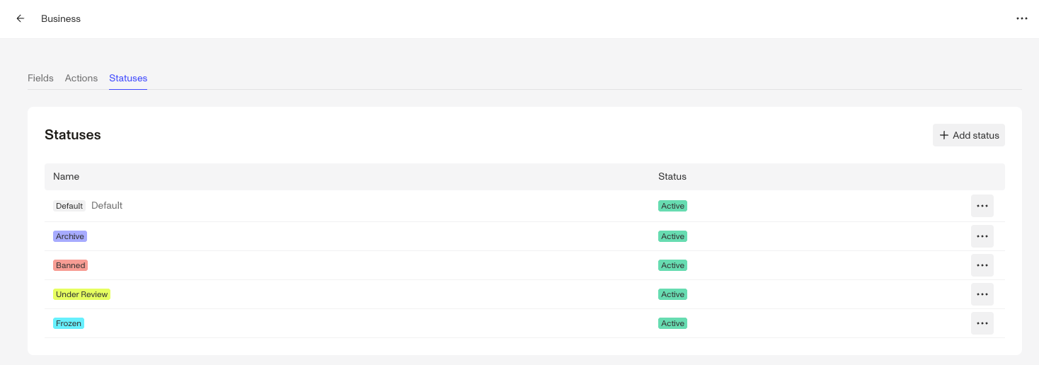 CustomAccountStatueses