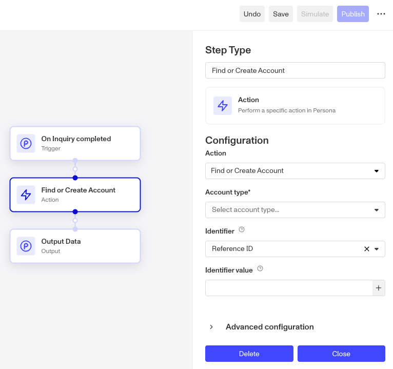 FindOrCreateAccountWorkflow