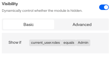 modulevisibility