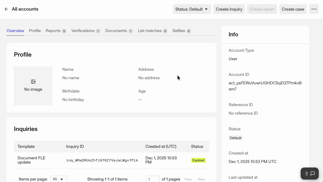 UpdateAccountDashboard