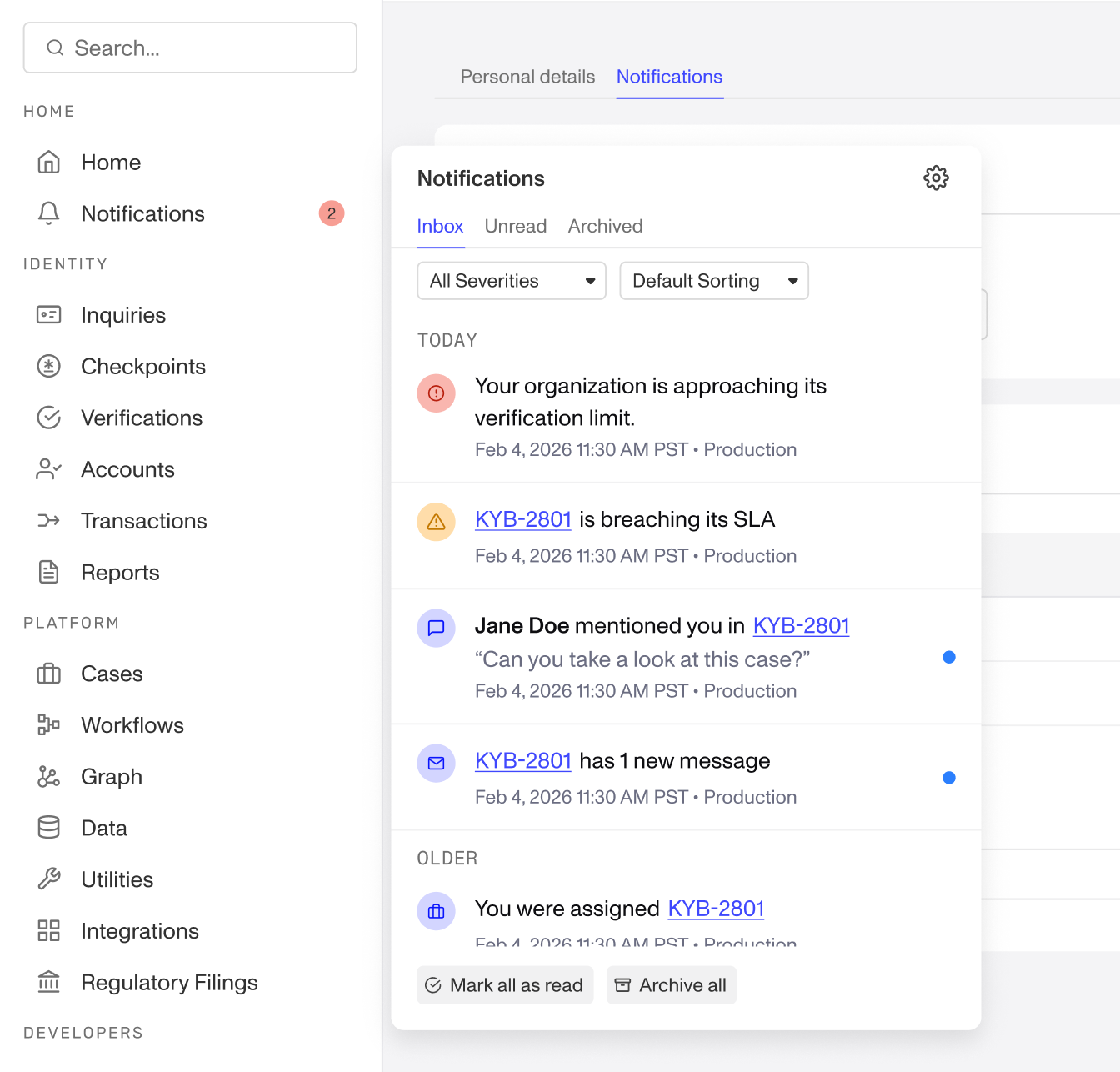 image-notifications-system
