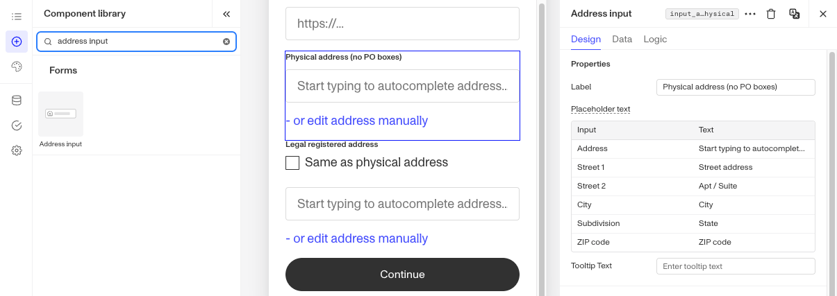 addressinputcomponent_screenshot