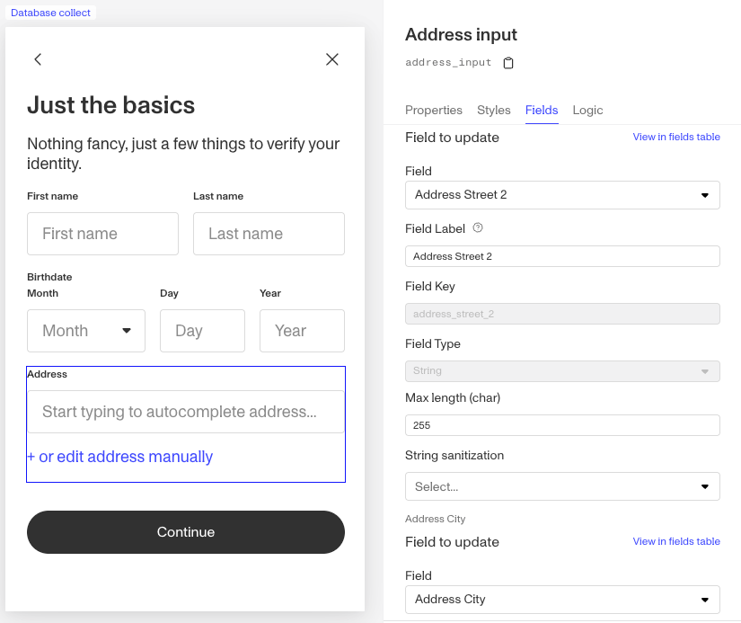 AddressInputComponent001