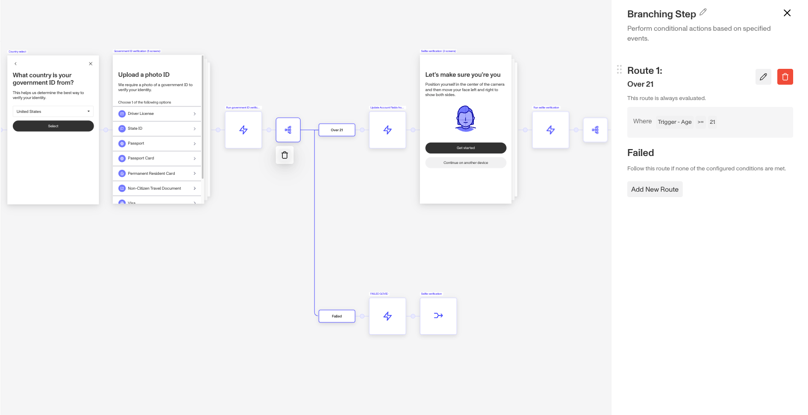 Branching Steps in Inquiries 1