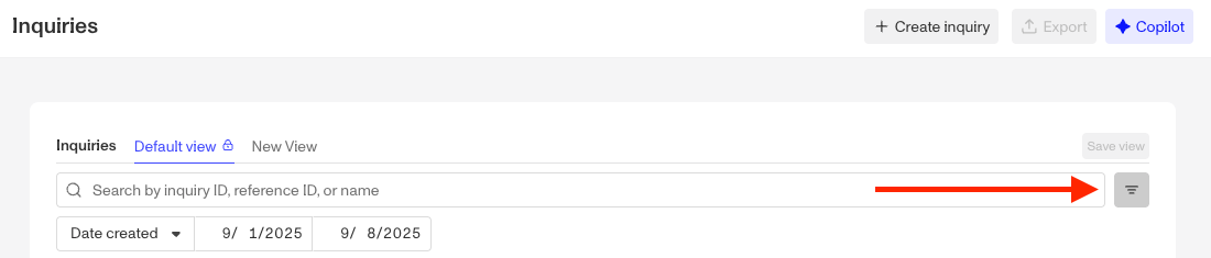 inquries-filter-menu