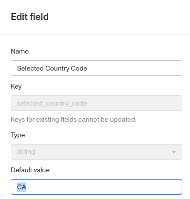 Change phone number default country img7
