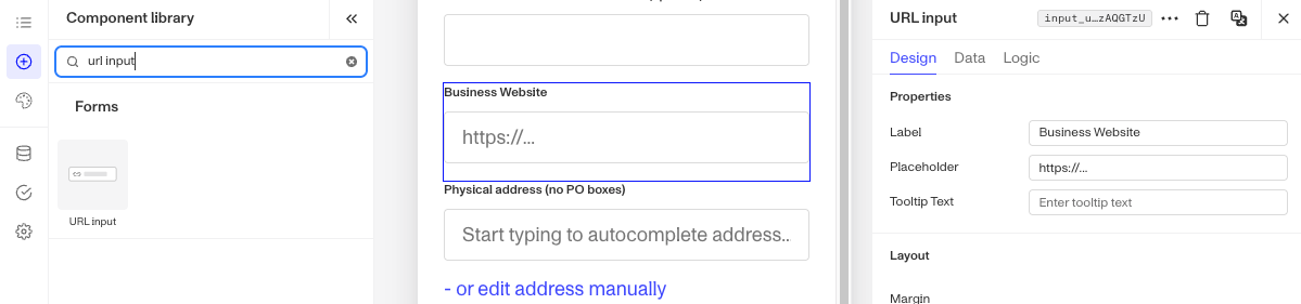 urlinputcomponent_screenshot