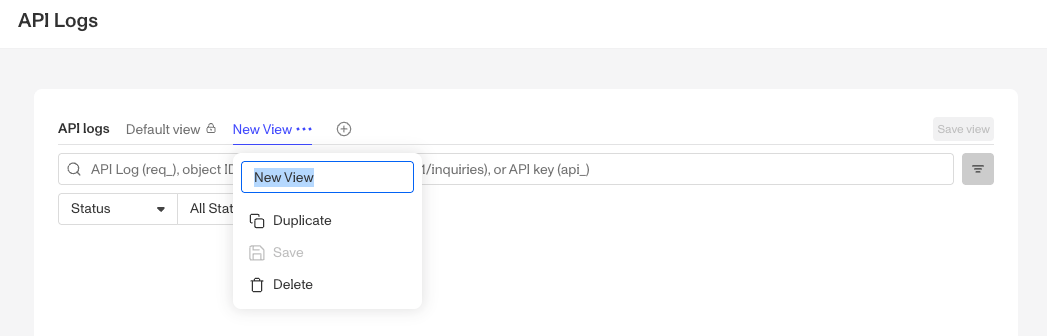 api-logs-view-menu