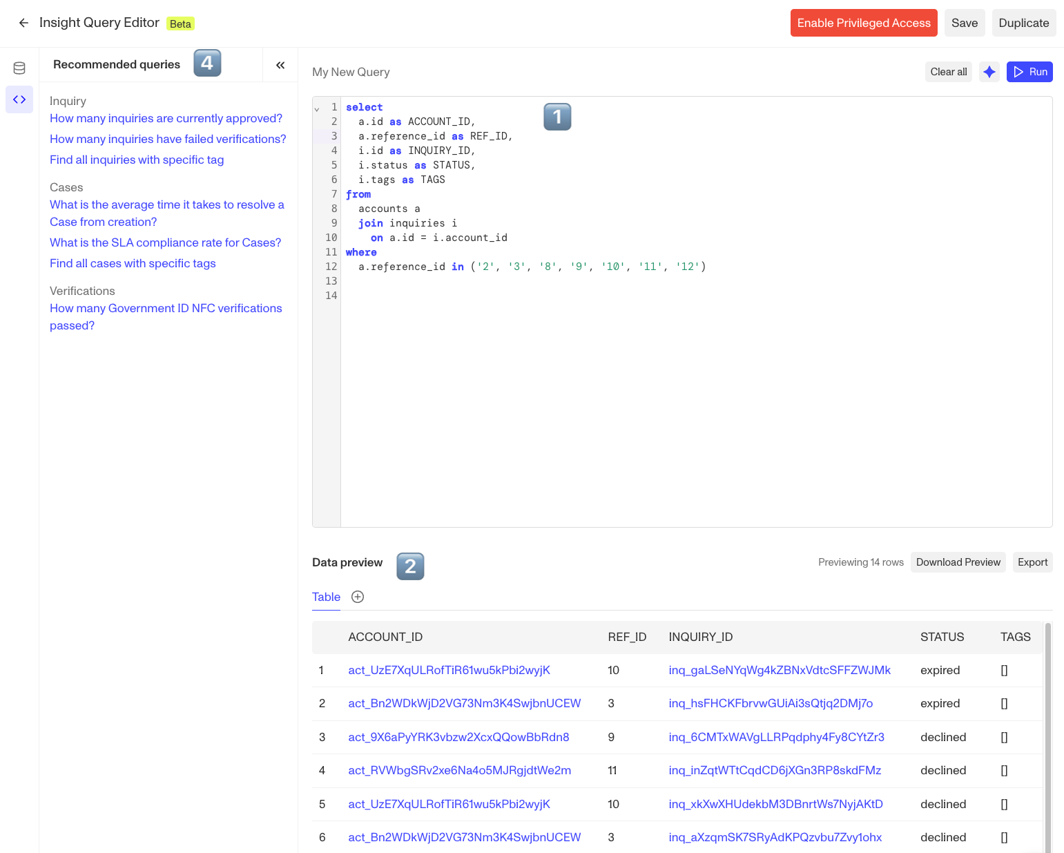 Recommended Queries - Insight Query