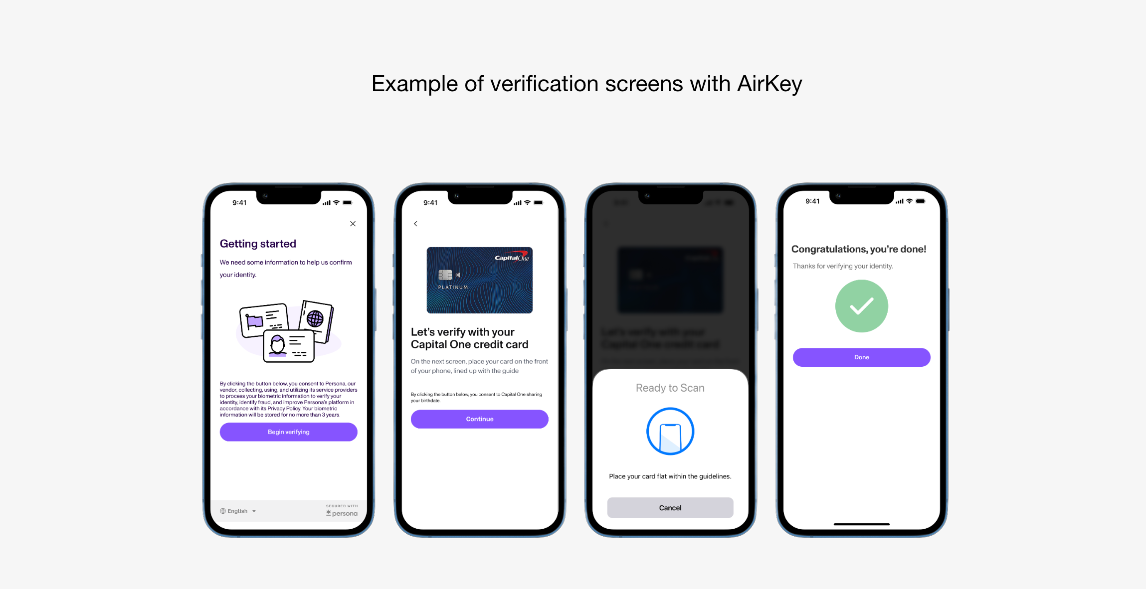 Capital One Airkey Flow