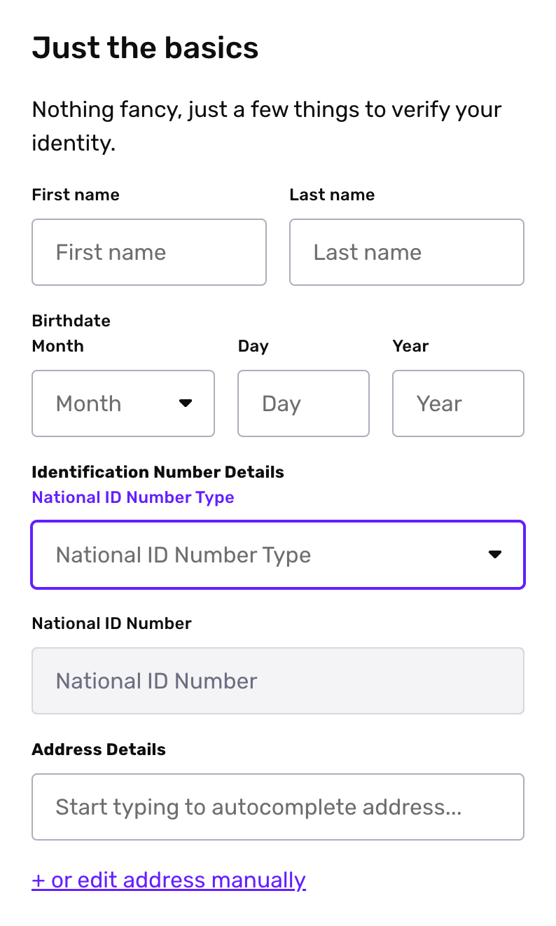 BR Database Screen