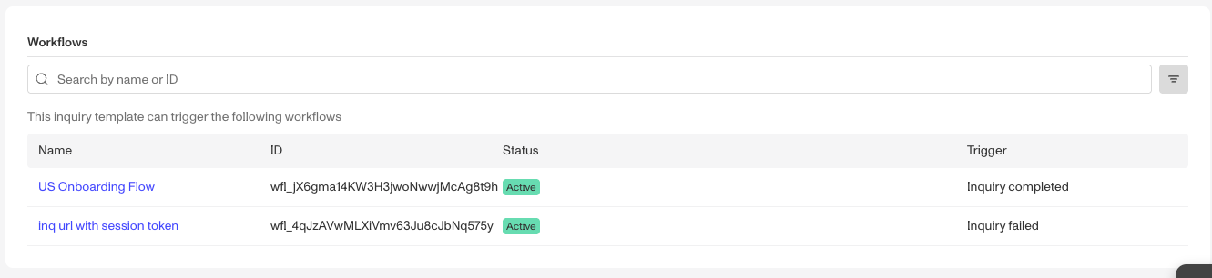 Workflow Connections