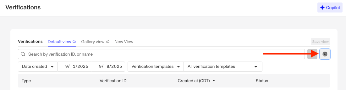 verification-customize-columns