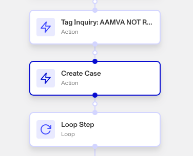 Create case step 1