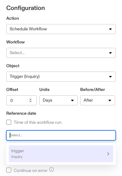 scheduleworkflowconfig