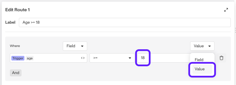 WorkflowConditionValue