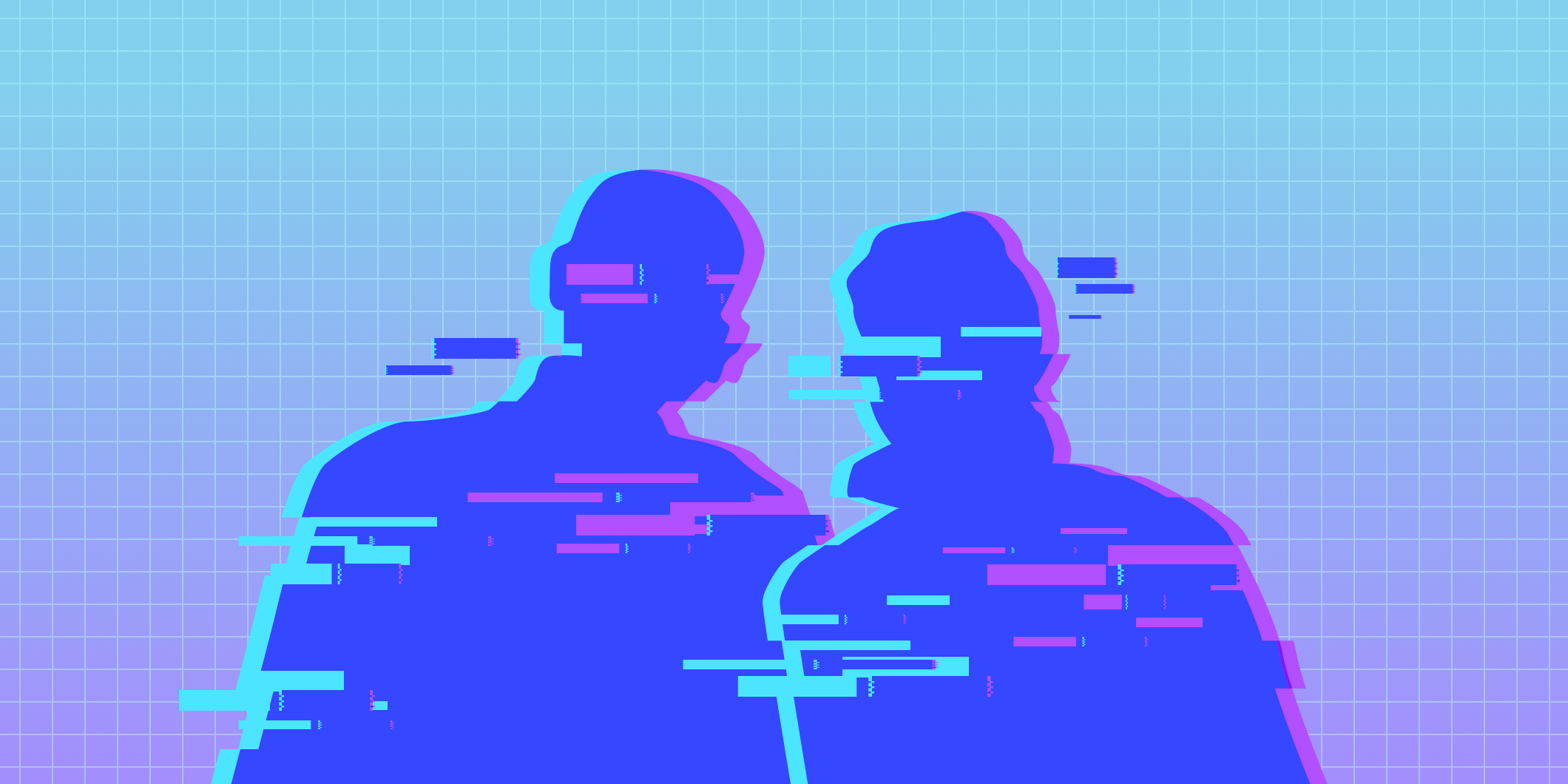 An image of a blurred persona representing deepfakes