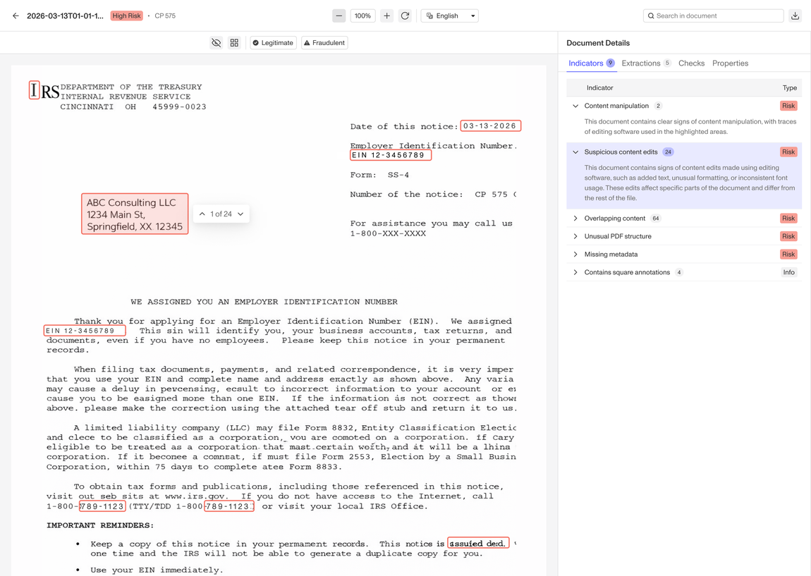 Doc AI enhanced example