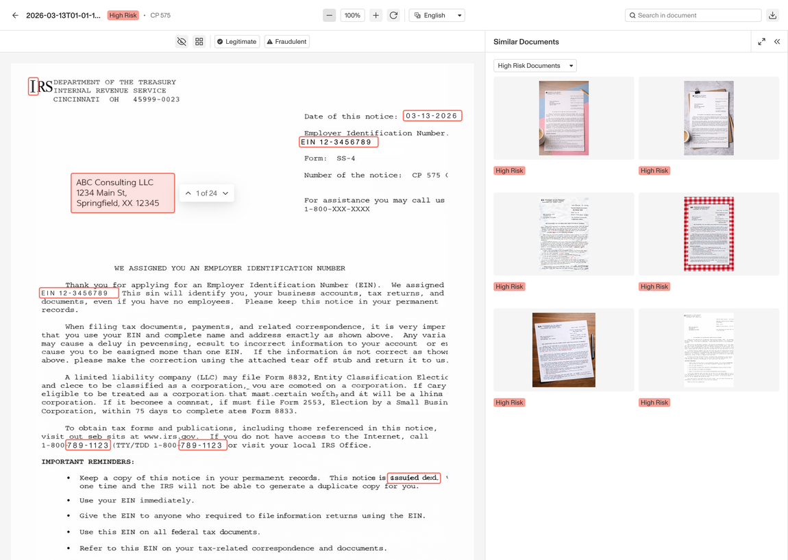 Doc AI enhanced example 2