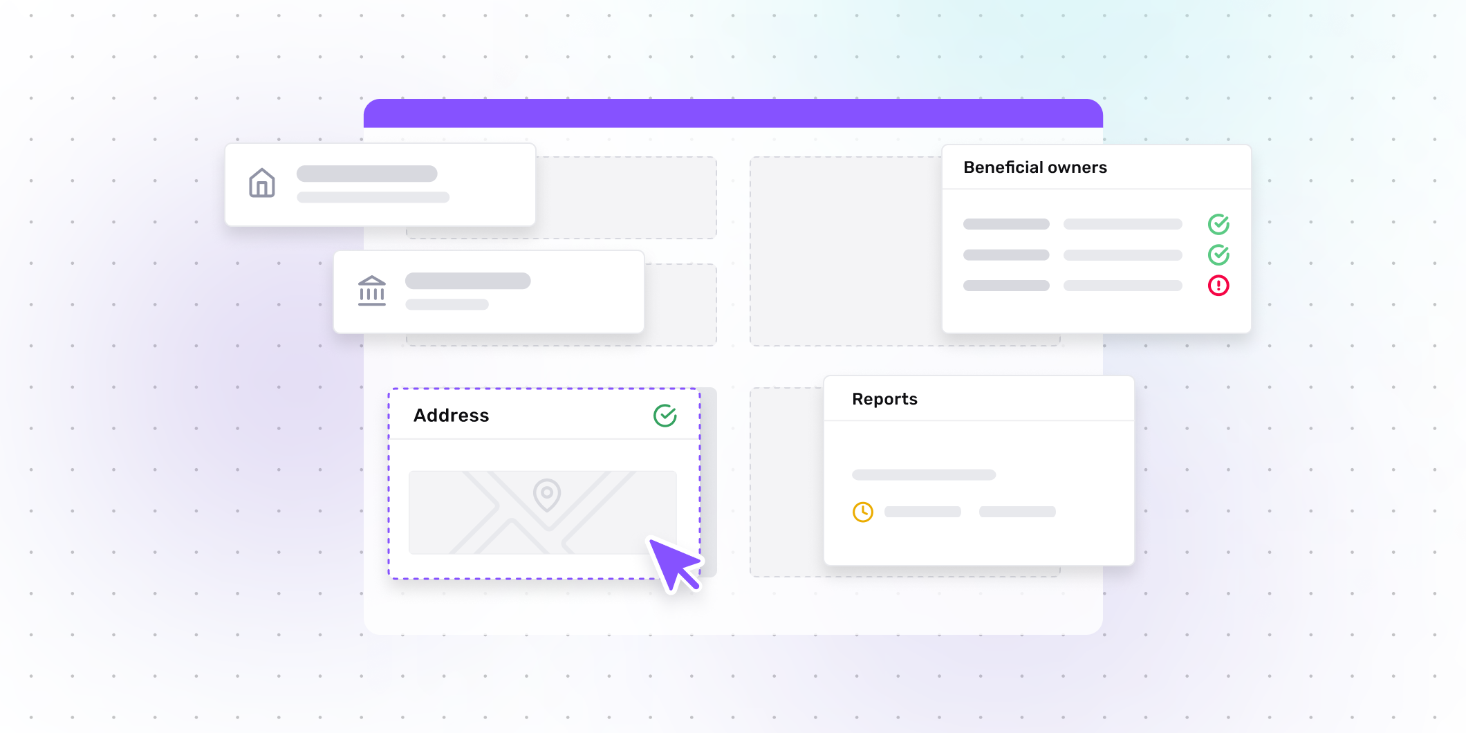 Image of a custom KYB process built on the web