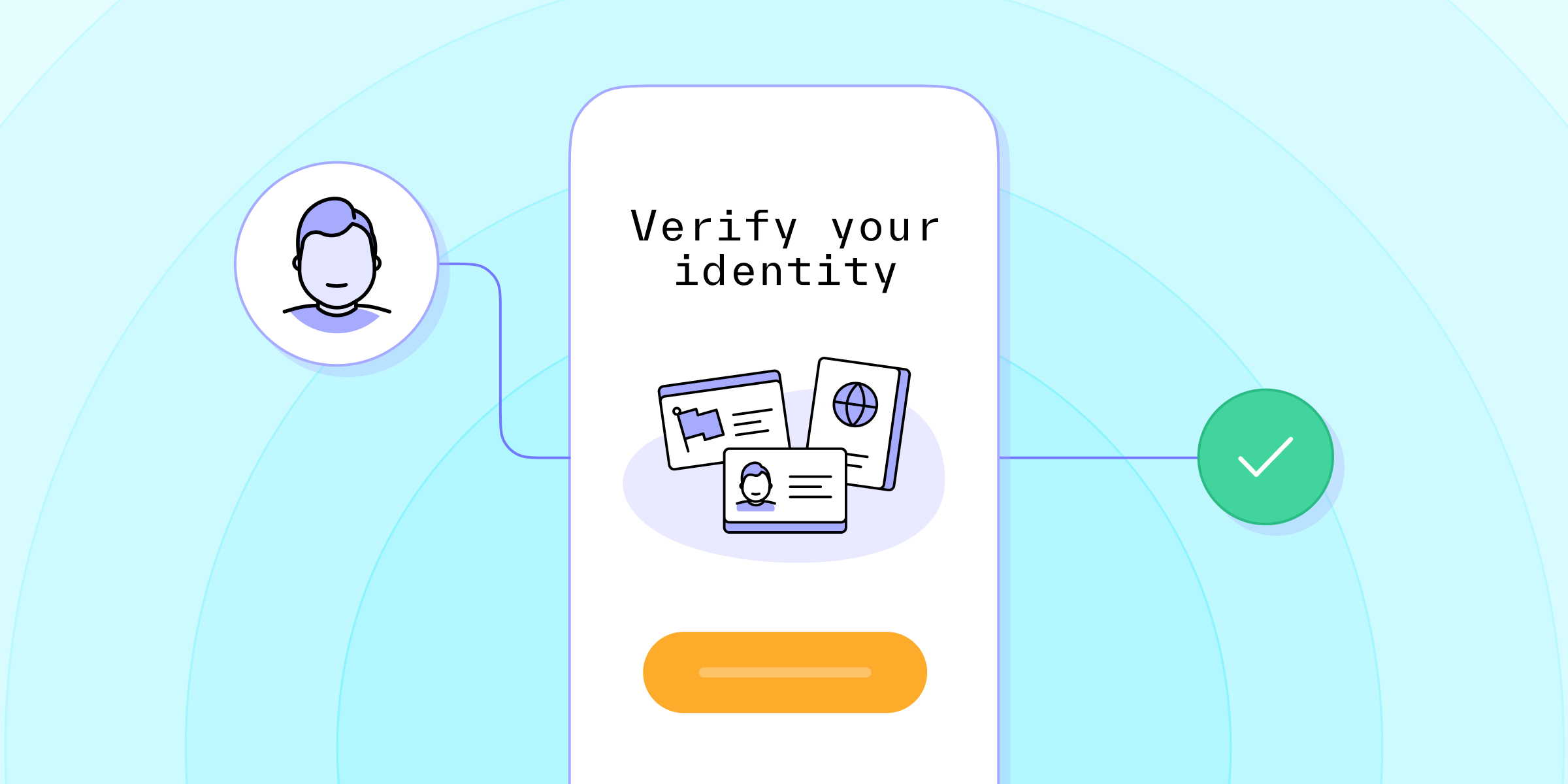 Image of a mobile kyc application