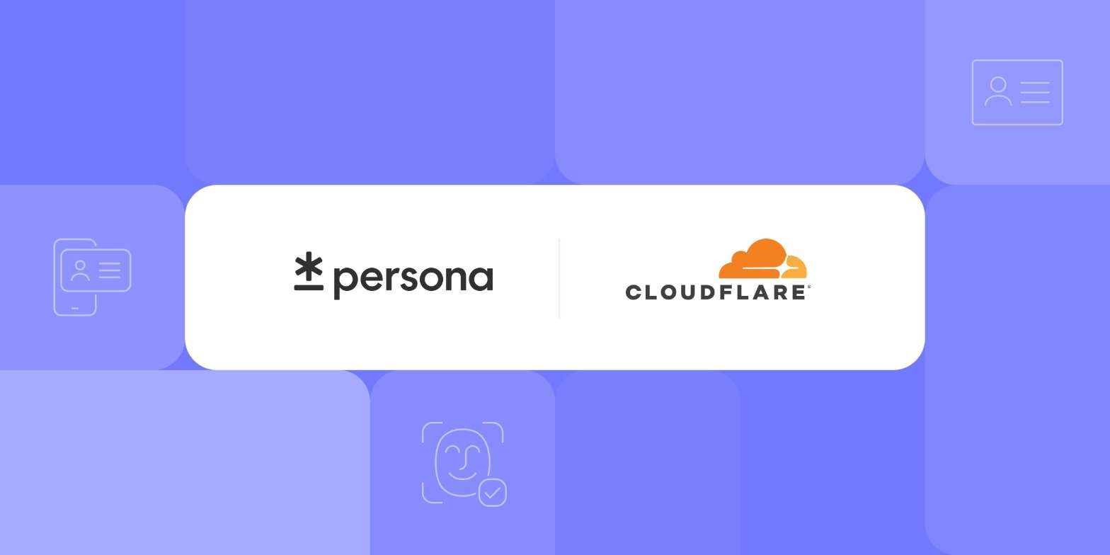 Persona and Cloudflare logos