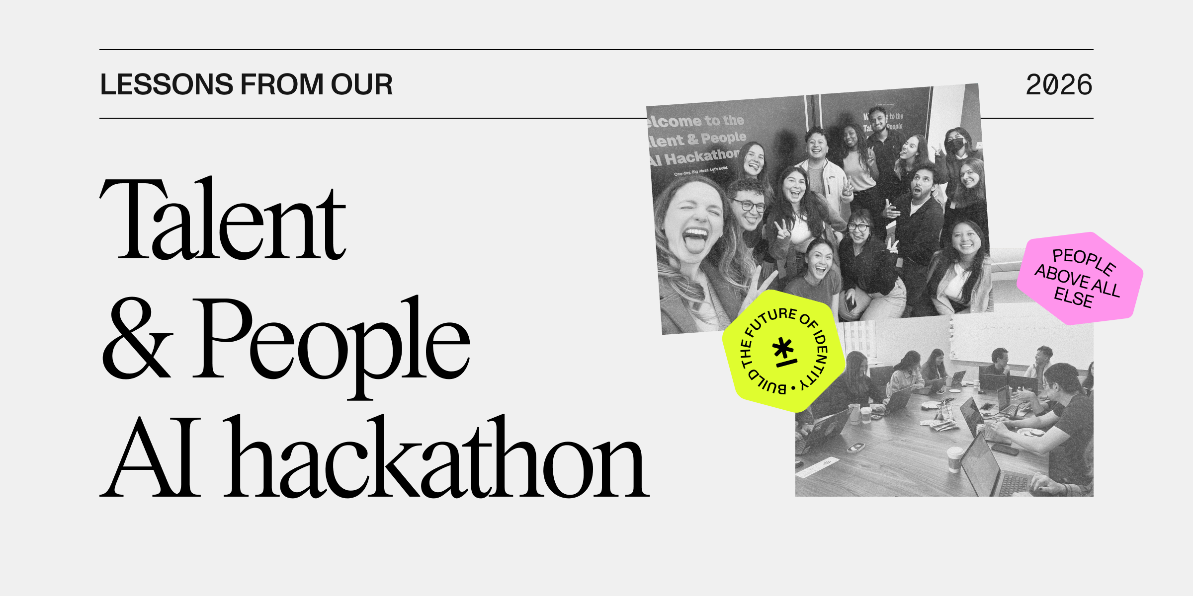 Non-technical AI hackathon