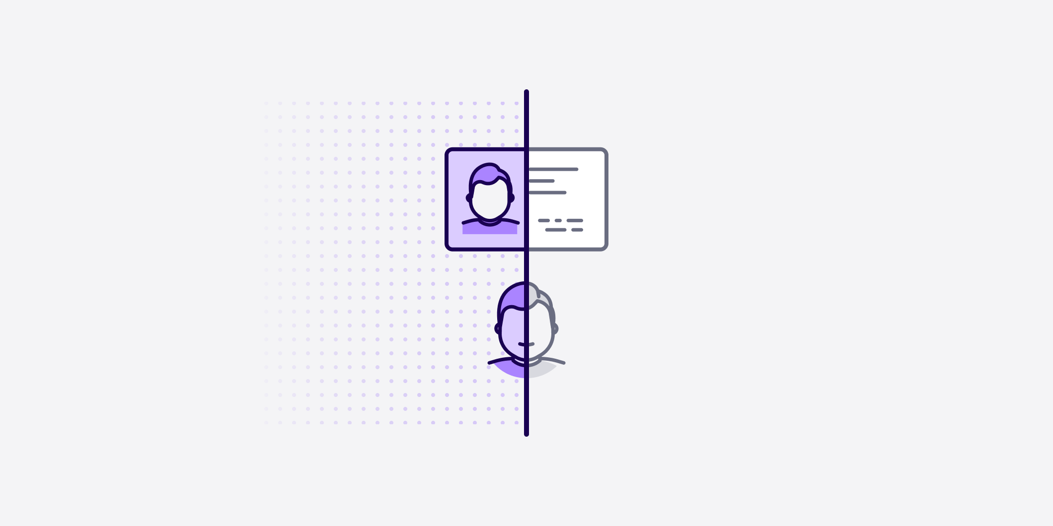 Image of a divided license id