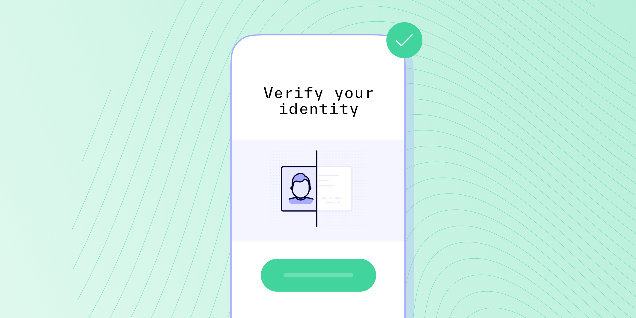 Image of a document being verified on mobile