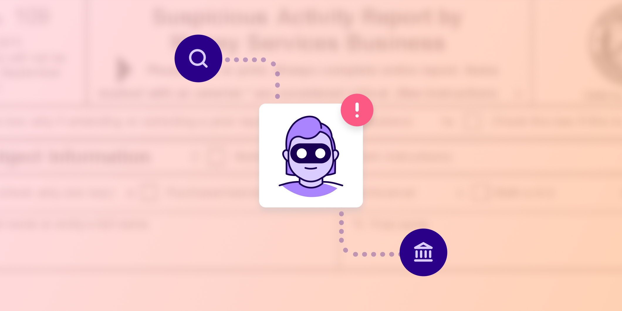 An icon showing a SAR report
