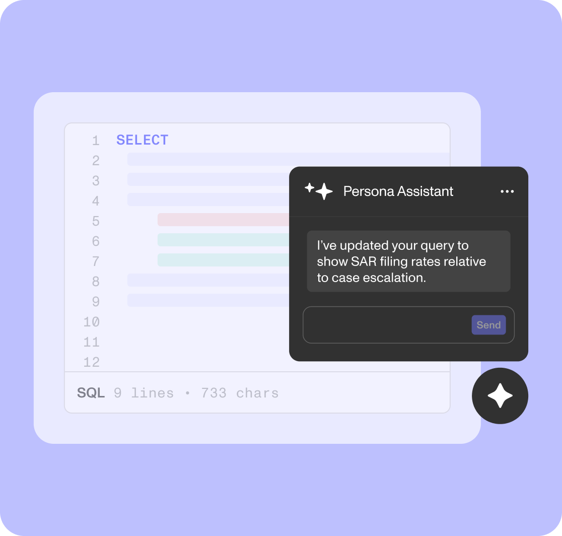 Ask anything of your data — write SQL or describe what you want in plain English