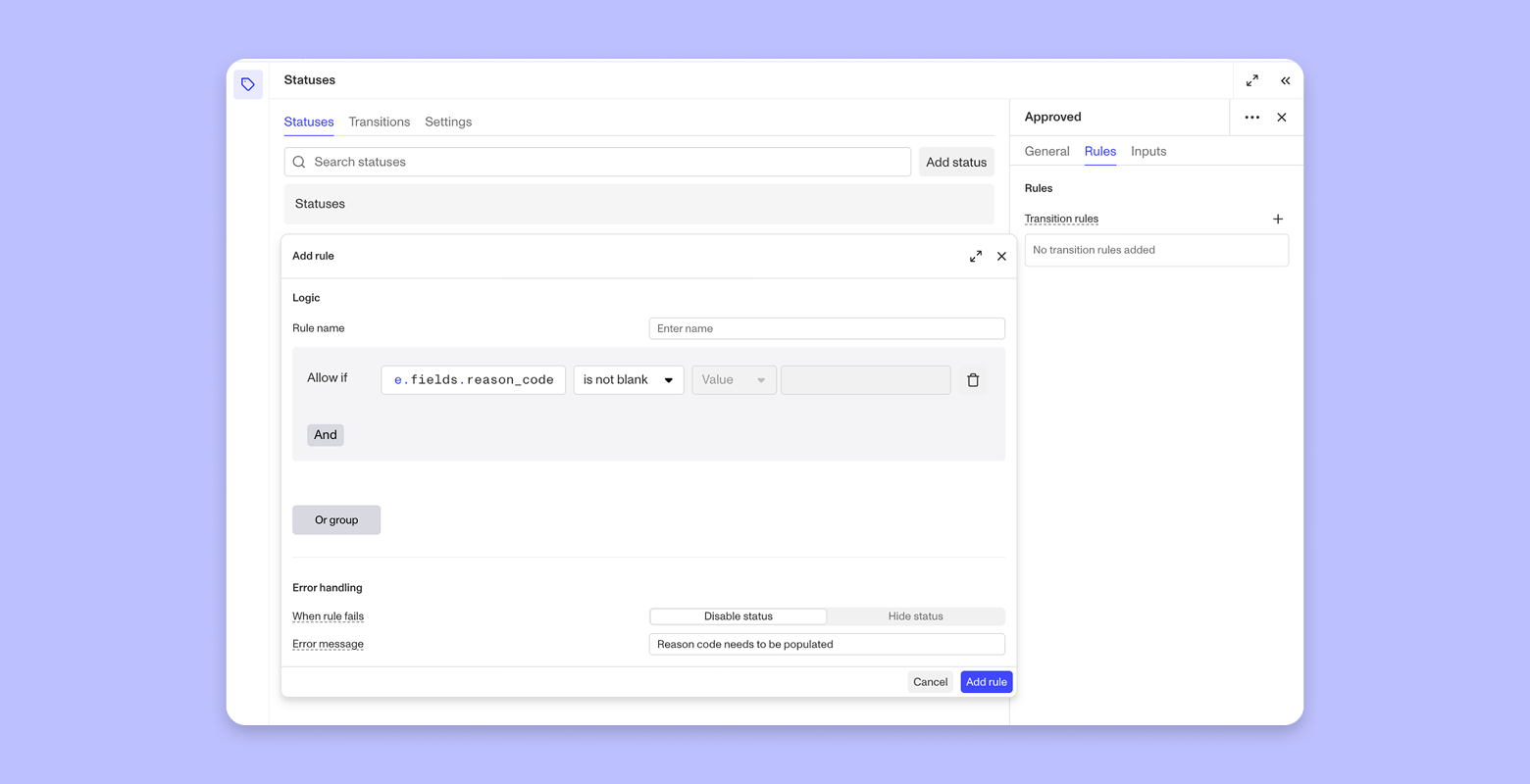 Enforce review processes with Cases State Machine