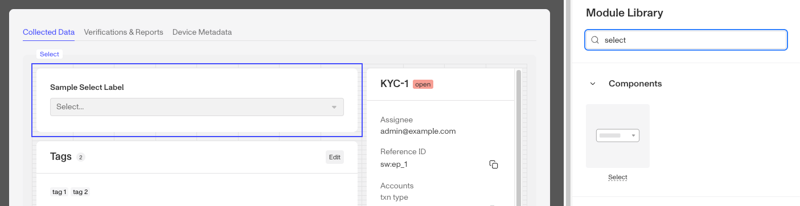 selectcomponent